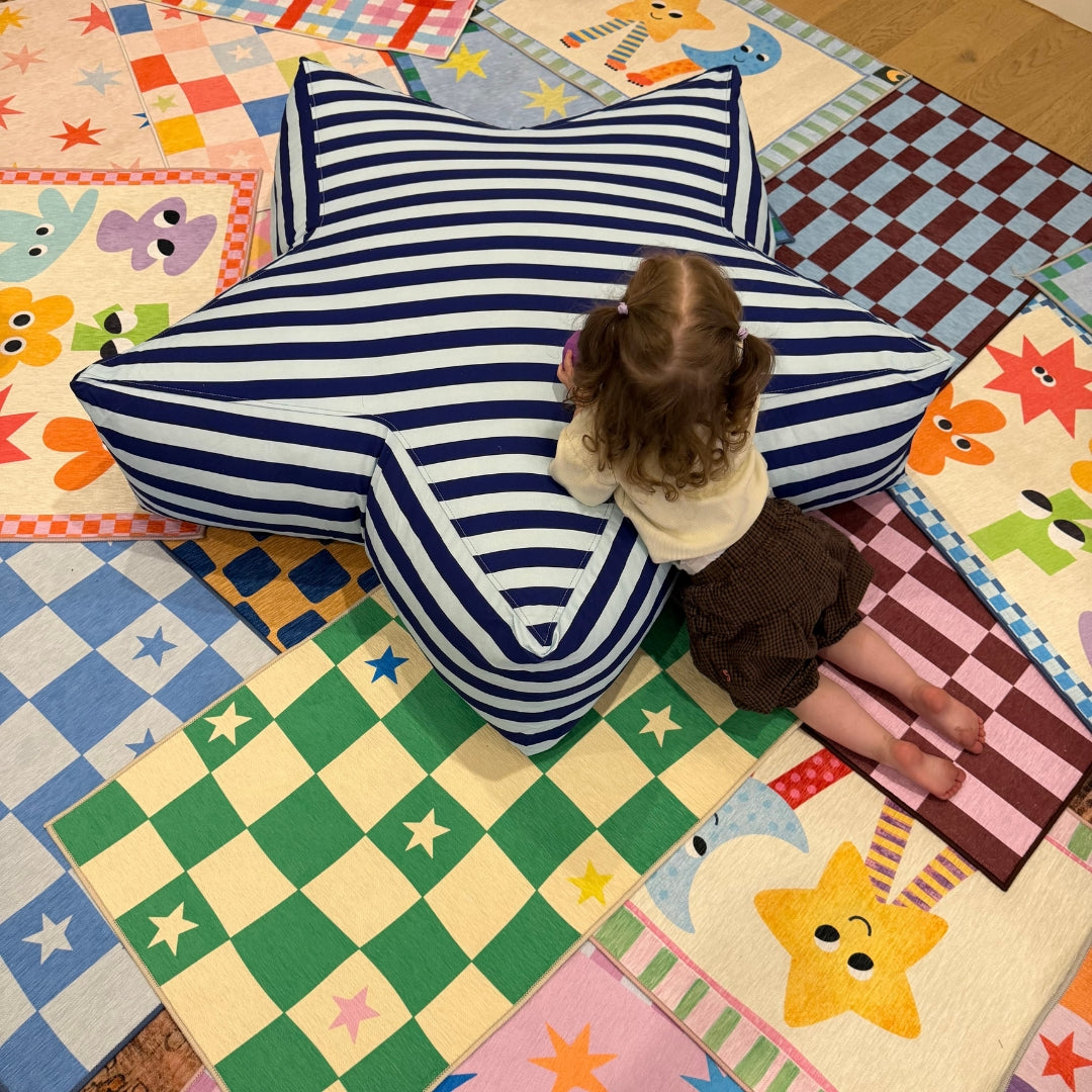 Medium Superstar Crash Pad | Kids Floor Cushion | Jellybean Interiors