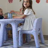 Confetti Table | Lilac