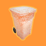 The Rollie Storage Bin | Sherbet Orange