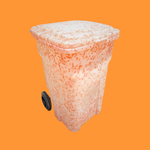 The Rollie Storage Bin |  Sherbet Orange - Jellybean Interiors