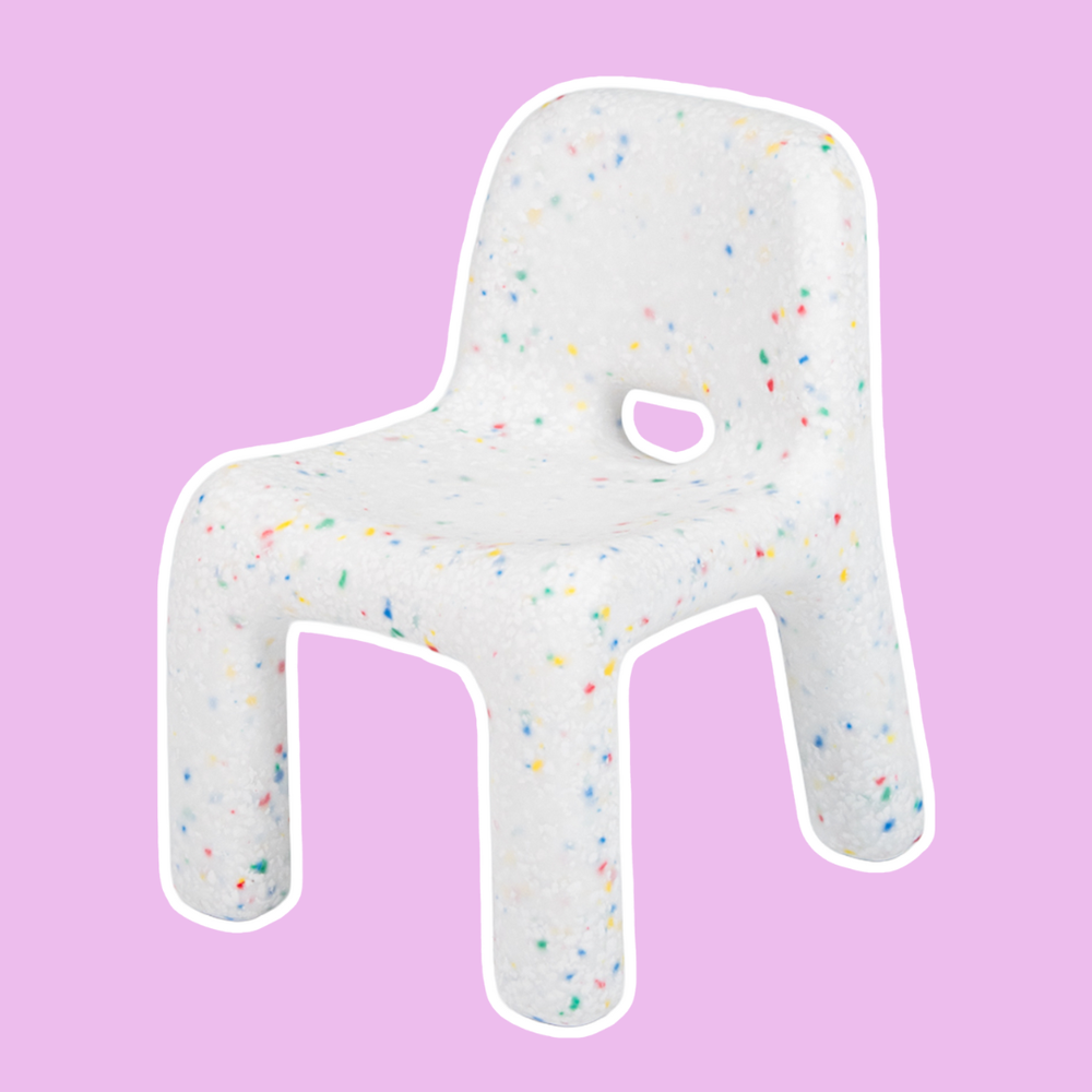 Confetti Chair | Fairy Bread White