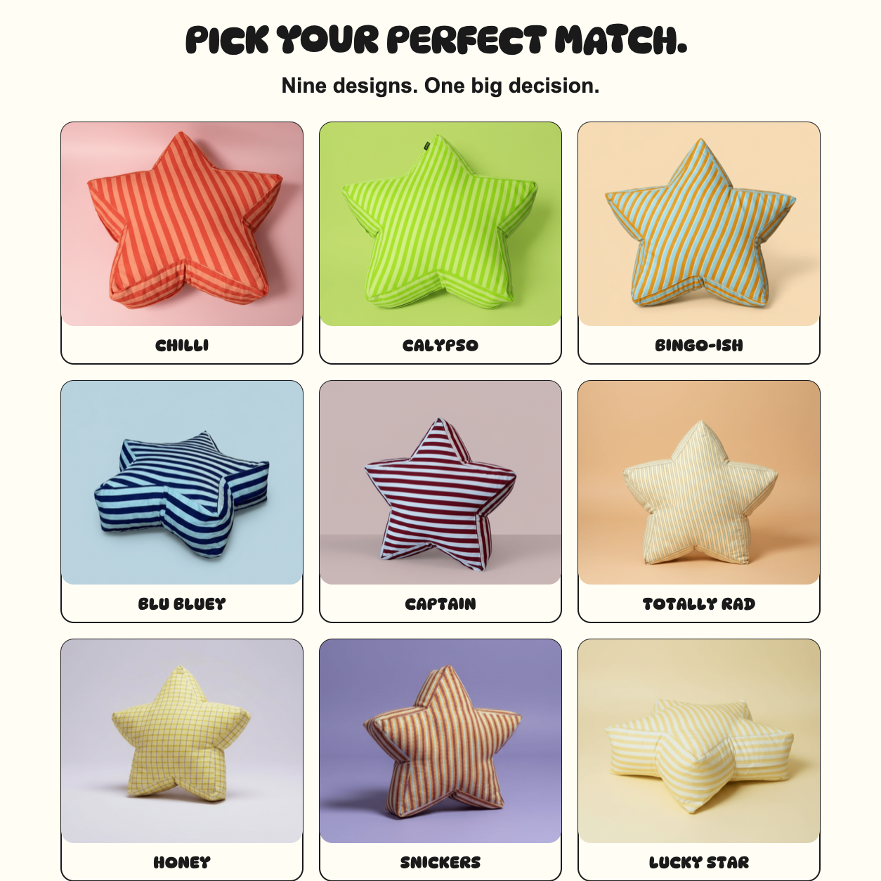 Nine Medium SuperStar cover designs displayed in a colour comparison grid